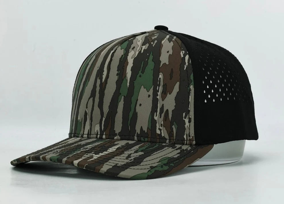 Custom Leather Hat Patches Lone Star 5 Panel